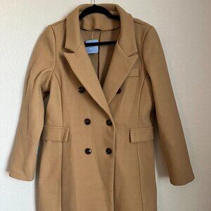 Large Camel Aluna Levi Pea Coat